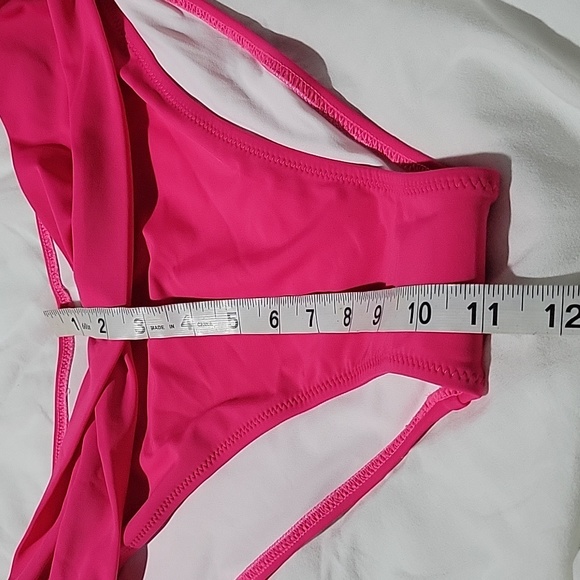 Women's Sexy V Neck Cross Back Triangle Bikini Set Size L - Picture 8 of 9